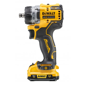 Шуруповерт DCD703L2T-QW бесщеточный 12В XR, 2х3 А/ч + 4 насадки DEWALT-3