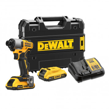 Шуруповерт DCF840D2T-QW бесщеточный импульсный 18В XR 2х2 А/ч DEWALT