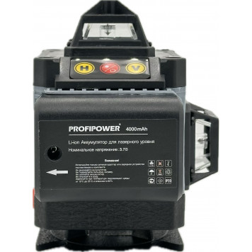 Уровень лазерный E0070 ProfiPower NL-7016G (16 лучей, зеленый, Li-ion-2шт, пульт ДУ, кейс)-4
