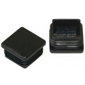 Заглушка для труб квадратная 60х60 мм, черная, 450 шт