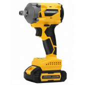 Гайковерт бесщеточный E0124 (BLDTW-18V) Li-ion 18В 2х2.0 Ач, 1/2″, 350 Нм ProfiPower