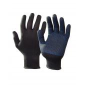 Перчатки 02Q0009-AL нейлоновые с ПВХ 15 класс, черные, S-L, 10/500 ALET