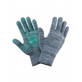 Перчатки 02Q0013-AL Х/Б стандарт с ПВХ 10 класс, 5 нитей, серые, M, 10/250 ALET