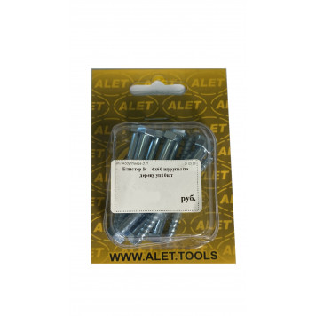 Шуруп 6х60 "Глухарь" для деревянных лаг и реек, уп 10шт.(блистер)-1