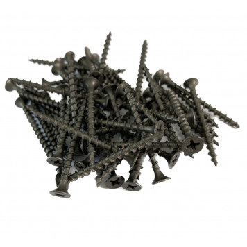 Саморез чёрный по дереву 3.5х41 мм, уп 50шт. (блистер)-2