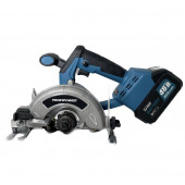 Пила циркулярная E0084 (MK DHS-18V) бесщеточная, Li-ion 18В 2х4,0 А/ч, 125 мм PROFIPOWER