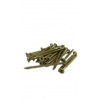 Саморез 5х70 жёлтый универсальный, уп 25шт. (блистер)-2