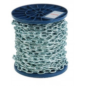 Цепь стальная DIN 766 короткозвенная, оцинкованная d6мм х 30м, (бухта)