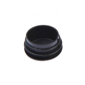 Заглушка для труб D-50 круглая, черная 26-0120-1