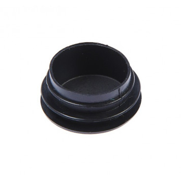 Заглушка для труб D-57 круглая, черная 26-0125-1