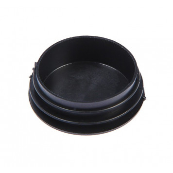 Заглушка для труб D-76 круглая, черная 26-0140-1