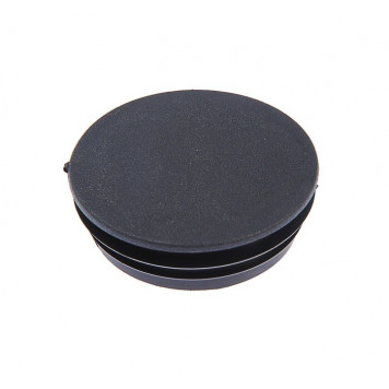 Заглушка для труб D-76 круглая, черная 26-0140
