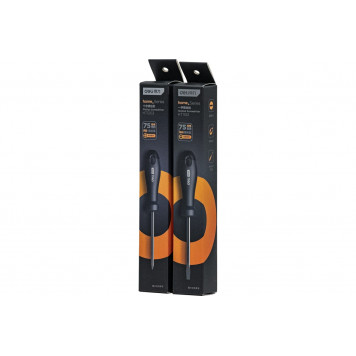 Отвёртка шлицевая HT1105 "Home Series Black" 5x100 мм, Deli-1