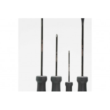 Набор HT1006 отвёрток "Home Series Black" 6шт SL3x75,SL5x100,SL6x150,PH0x75,PH1x100,PH2x150, Deli-2