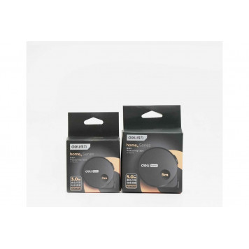 Рулетка HT8316 3мх16мм "Home Series Black", Deli-11