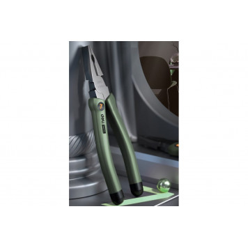 Плоскогубцы HT2007L комбинированные "Home Series Green" 180мм, Deli-1