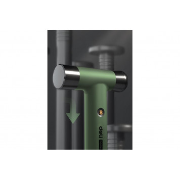 Молоток HT7008L "Home Series Green" 250 гр, Deli-2