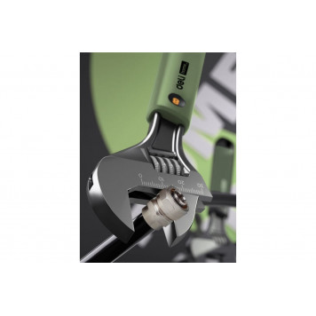 Ключ HT1508L разводной "Home Series Green" 200мм, Deli-2