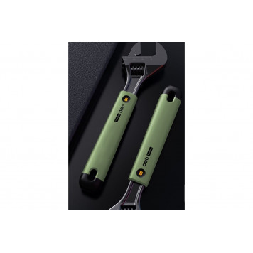 Ключ HT1508L разводной "Home Series Green" 200мм, Deli-5