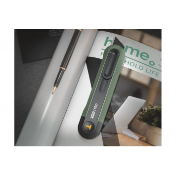 Нож технический HT4008L "Home Series Green", Т-образное лезвие Deli-1
