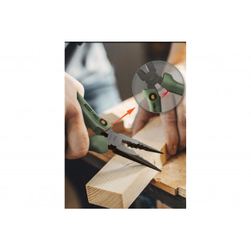 Удлиненные плоскогубцы HT2106L "Home Series Green" 160мм, Deli-3