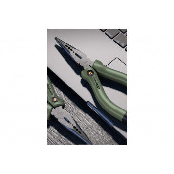 Удлиненные плоскогубцы HT2106L "Home Series Green" 160мм, Deli-5