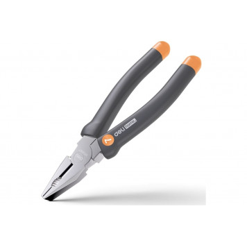 Плоскогубцы HT2007C комбинированные "Home Series Gray" 180мм, Deli