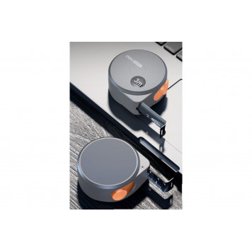 Рулетка HT8316C "Home Series Gray" 3мх16мм, Deli-5