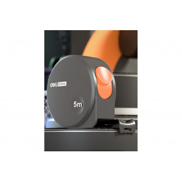 Рулетка HT8519C "Home Series Gray"  5мх19мм, Deli-1