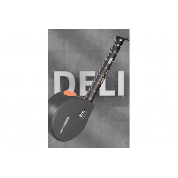 Рулетка HT8519C "Home Series Gray"  5мх19мм, Deli-2