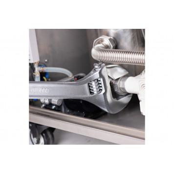 Ключ DL024A разводной 600 мм, 0-62 мм хромированный Deli-1