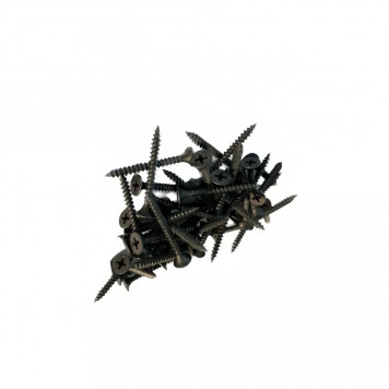 Саморез чёрный по металлу 3.5х35 мм, уп 50шт. (блистер)-2