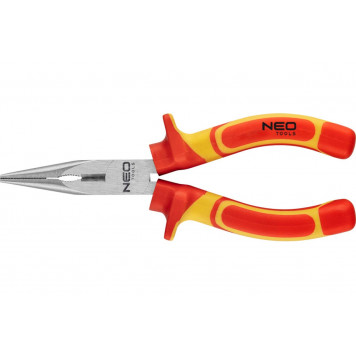 Тонкогубцы 01-224 прямые 180 мм, 1000V NEO