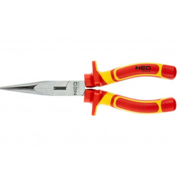Тонкогубцы 01-225 удлиненные прямые 200 мм, 1000V NEO