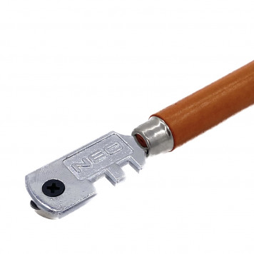 Стеклорез 56-820 шестироликовый, с деревянной ручкой, NEO-1