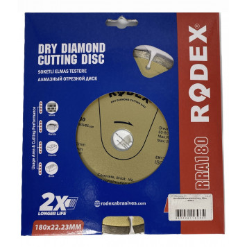 Диск RRA180 алмазный сегмент 180 мм RODEX-1