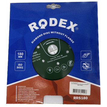 Диск RRS180 алмазный сегмент PROFECT 180 мм RODEX-1