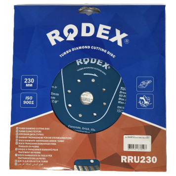 Диск RRU230 алмазный TURBO 230 мм RODEX-1