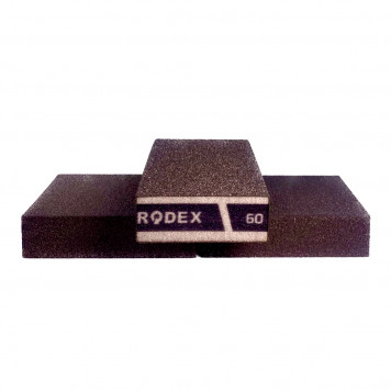 Губка RODEX шлифовальная 68х98х25 зерно 60 ZDP1060-1