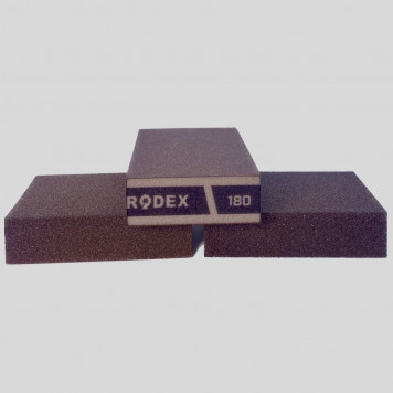 Губка RODEX шлифовальная 68х98х25 зерно 180 ZDP1180-1
