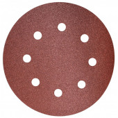 Круг RODEX наждачный на липучке 225мм, зерно 240 с отверстием 18х10 мм ZDSM22524