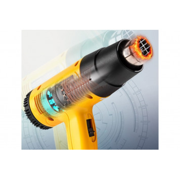 Фен DL391201 технический 2000 Вт DELI-5