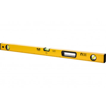 Уровень DL290800 строительный магнитный 3 глазка 80 см Deli-2