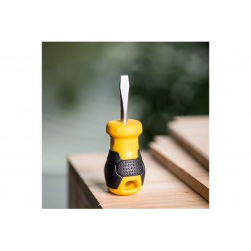 Отвёртка шлицевая DL6360381 6х38 мм, CR-V Deli-1