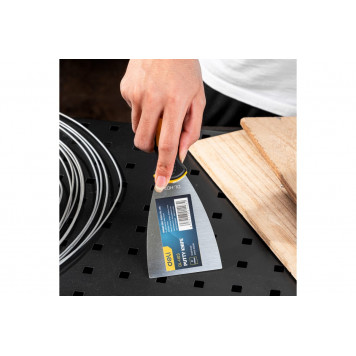 Шпатель DL-HD4 100мм нержавеющая сталь Deli-4