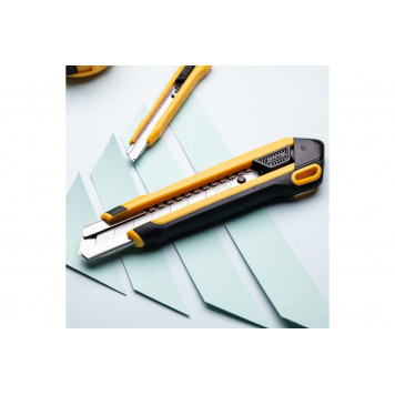 Нож технический DL025 25 мм, 2-ступенчатое лезвие Deli-3