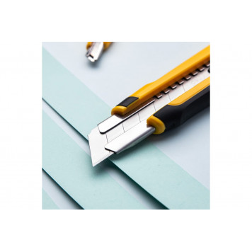 Нож технический DL025 25 мм, 2-ступенчатое лезвие Deli-5