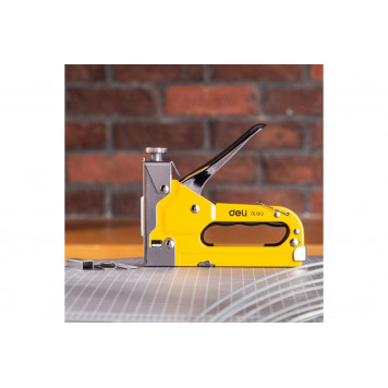 Сшиватель DL1313 3-в-1, скоба 4-8мм, тип D/U/T Deli-6