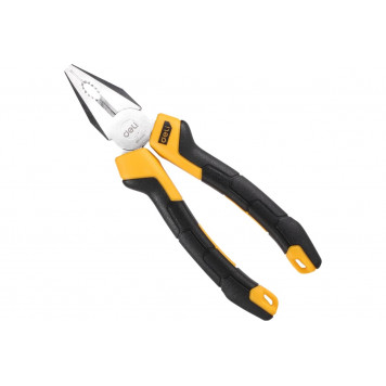 Плоскогубцы DL2007Z комбинированные 180мм двухкомпонентная рукоятка Deli