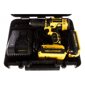 Шуруповерт SCD20C2K-RU аккумуляторный, 18В Li-Ion STАNLEY-4